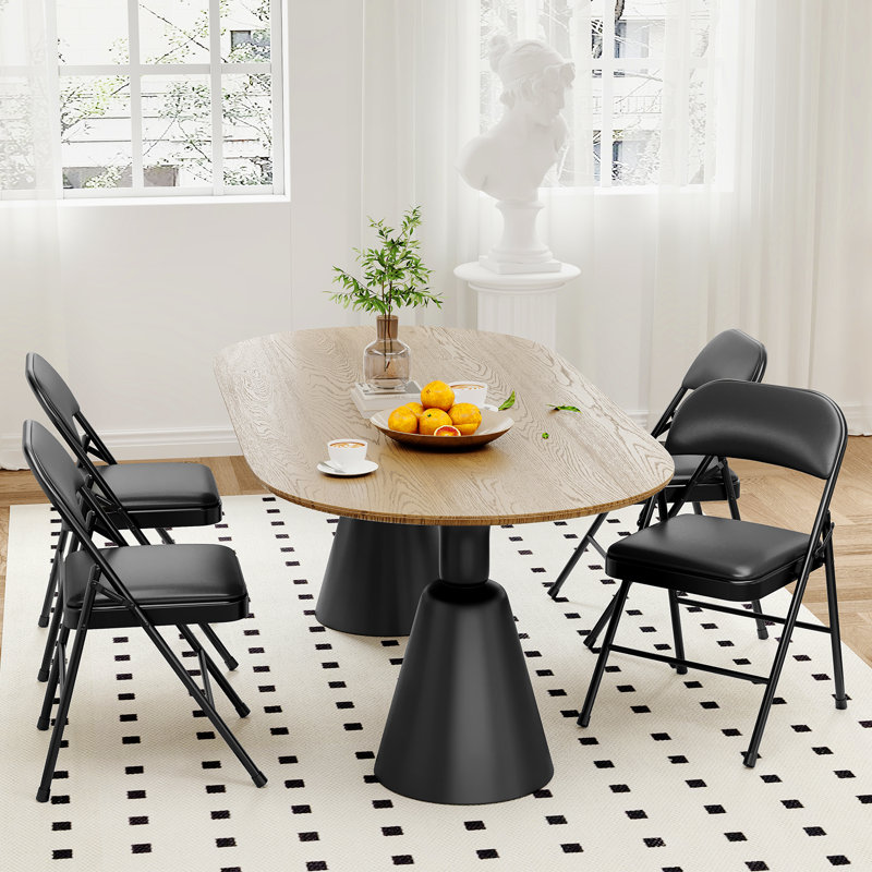 Parsons Chair, 4, Black, Black