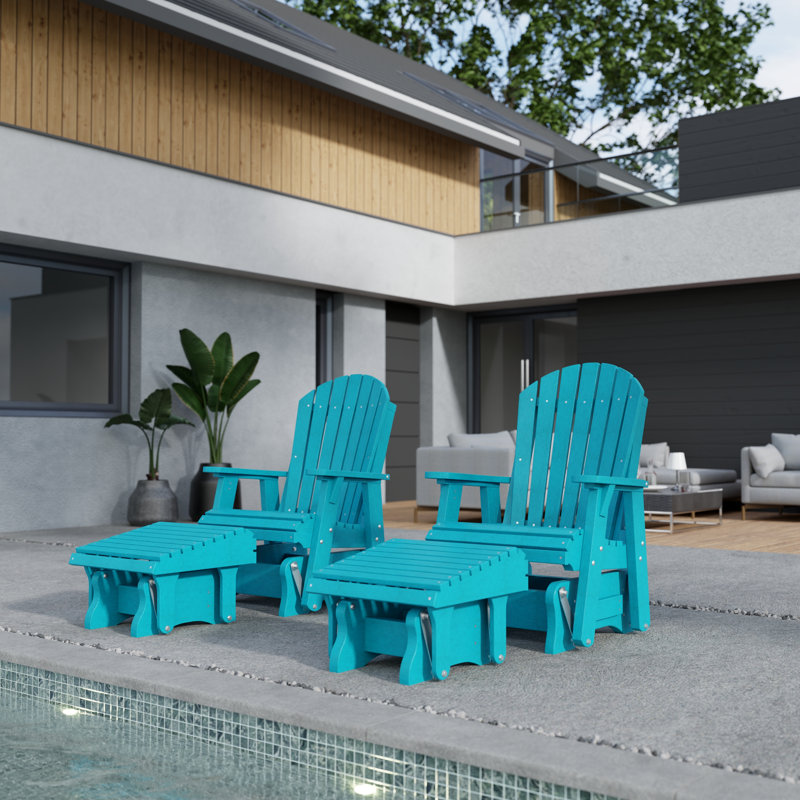 Repose-pieds Heritage, Bleu Aruba