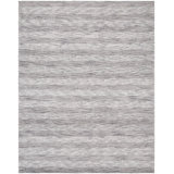Recker Striped Area Rug in Gray/Beige