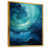 Toile avec cadre flottant or