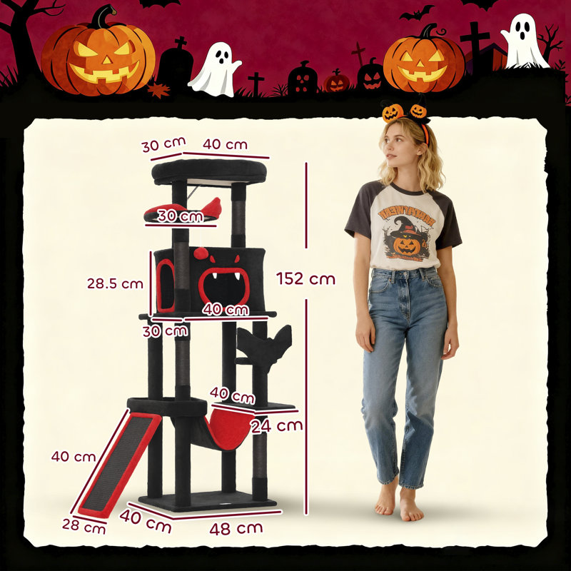 152cm H Cat Tree