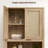 Boho Bathroom Space Saver Cabinet With Rattan Doors, Over-The-Toilet Storage Organizer With Adjustable Shelf-787263899