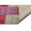 Tapis mauve moderne rouge fait à la main beige et moderne