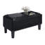 Repose-pieds de rangement rectangulaire avec plateau réversible de 34,5 po Esmee
