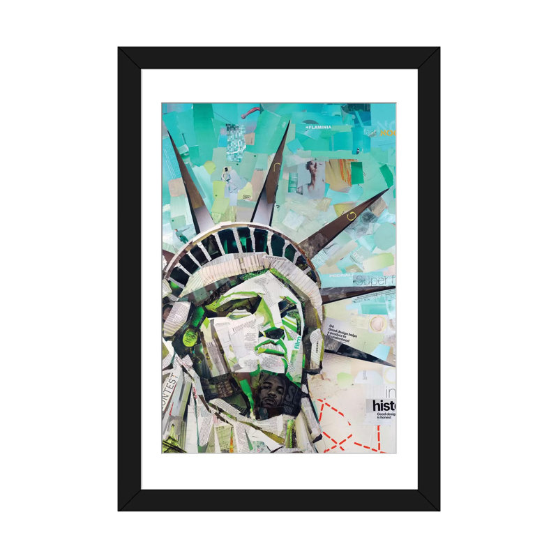 « freedom », impression sur toile, H 24 po x l 16 po x P 1 po, Toile avec cadre noir