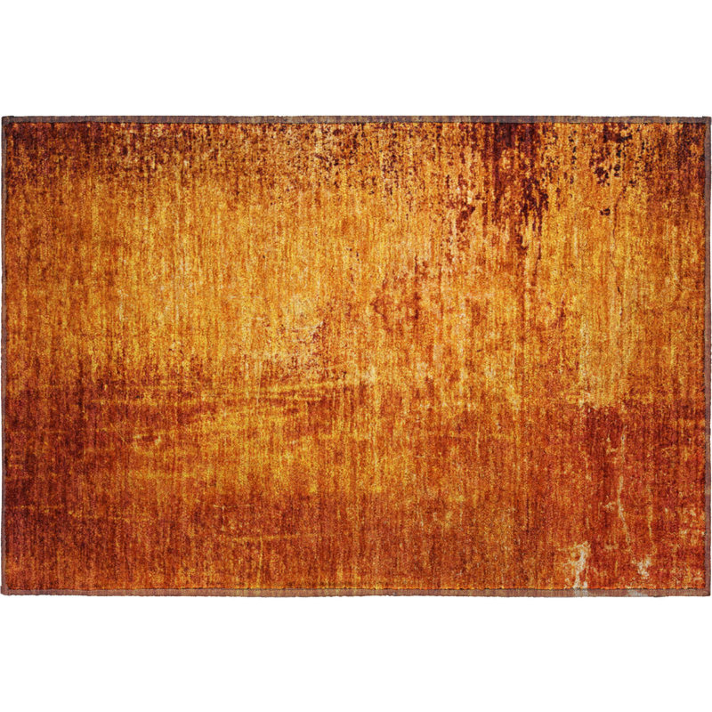 Paprika Cerrito AMF554 Machine Washable Premium Rug, Rectangle 1 pi 8 po x 2 pi 6 po