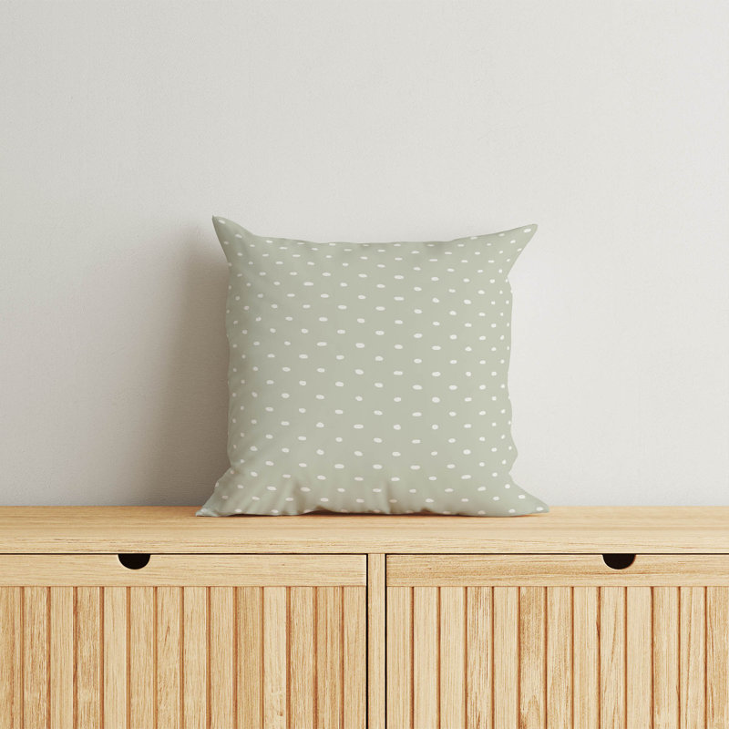 Coussin Teeny, Vert clair, H 16 po x l 16 po