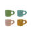 Stoneware Mug Quilted Puffer Design (Each One Will Vary)
