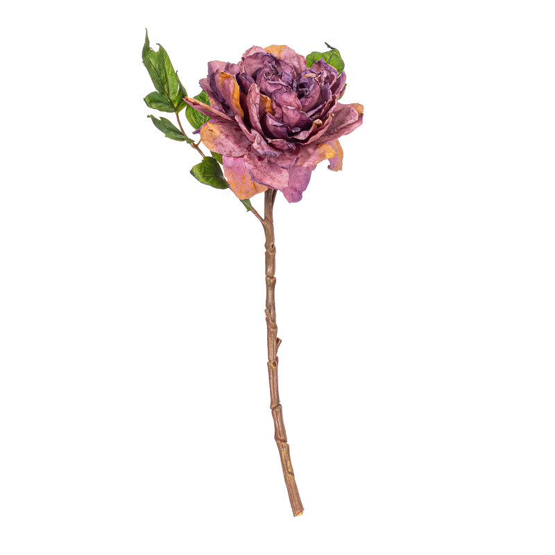 16.5 Peony Stem. Each bag contains three sprays., Purple