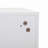 Crinole 2-Tier White Wall Mounted Floating Nightstand