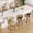 Chic Swivel Leather Upholstered Bar Stool For Ultimate Comfort And Style-1123261747