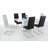 Border Extendable Metal Base Dining Table