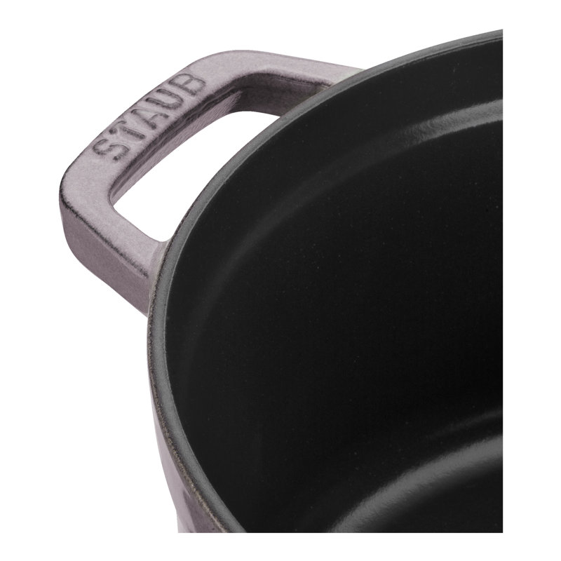 Cocotte ronde en fonte La Cocotte, 2,25 pintes, Fleur de cerisier