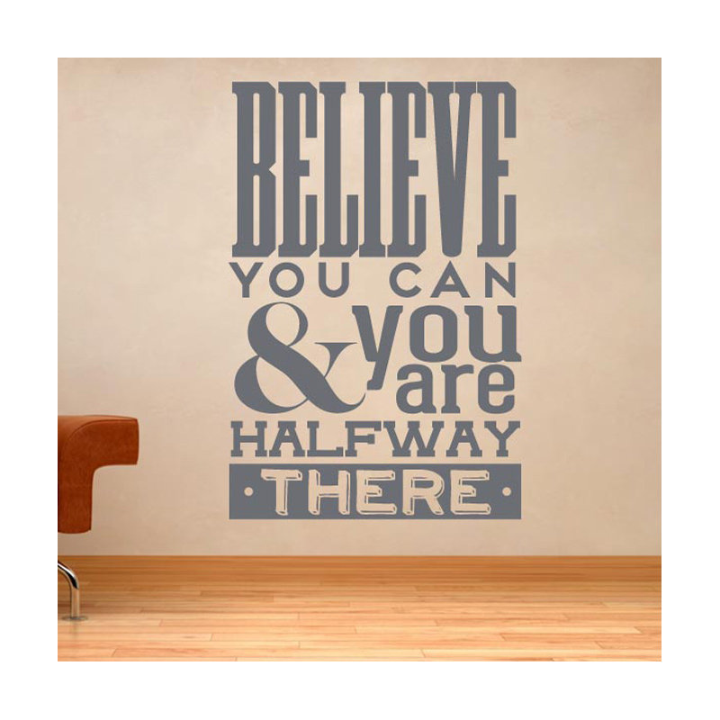 Wall Decal, Large, Grey
