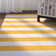 Bravo Striped Cotton Hand Woven Area Rug
