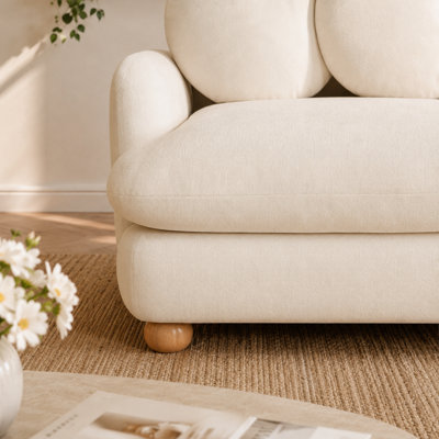 Canapé modulaire en chenille Veloria Comfy