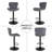 Modern Diamond - Pattern Adjustable Bar Stools-697858540
