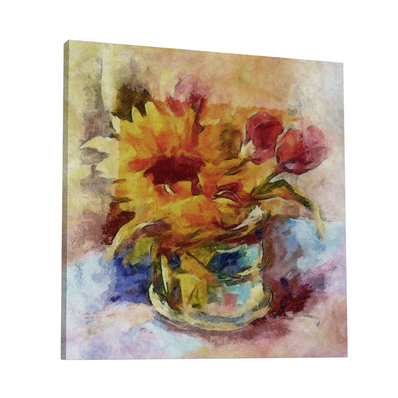 " Pink Hydrangeas 163 ", 16" H x 16" W x 1.5" D
