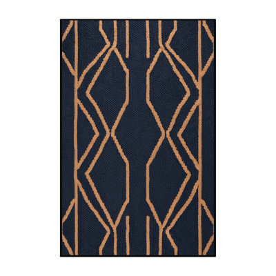 Machine Washable Trellis Gray Area Rug