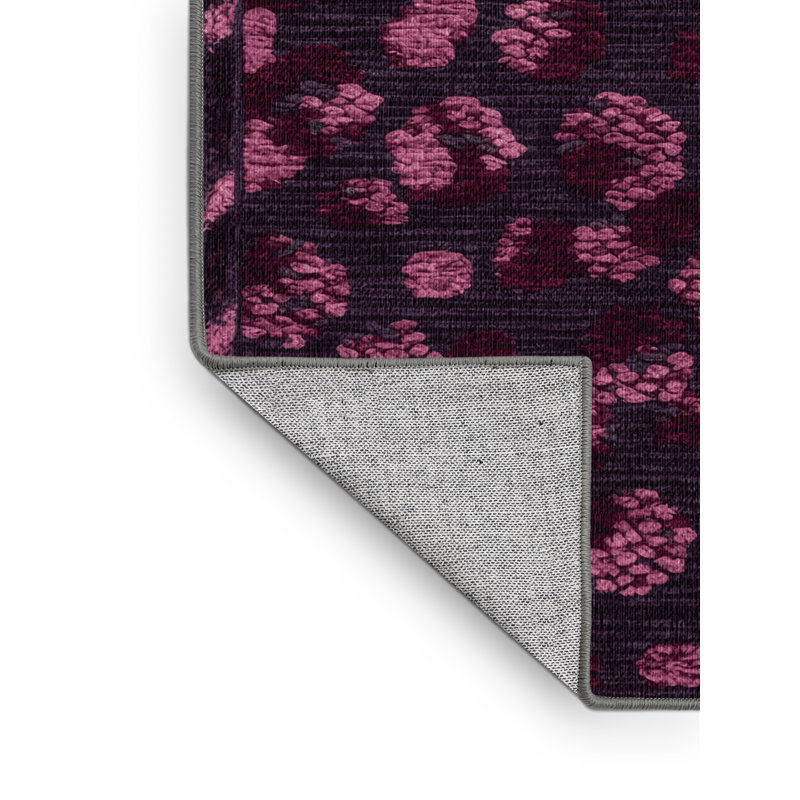  Tapis lavable Boysenberry, Rectangulaire 7 pi x 10 pi