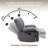 Batholo 42.9" Wide Modern Manual Glider Upholstered Recliner-71248623
