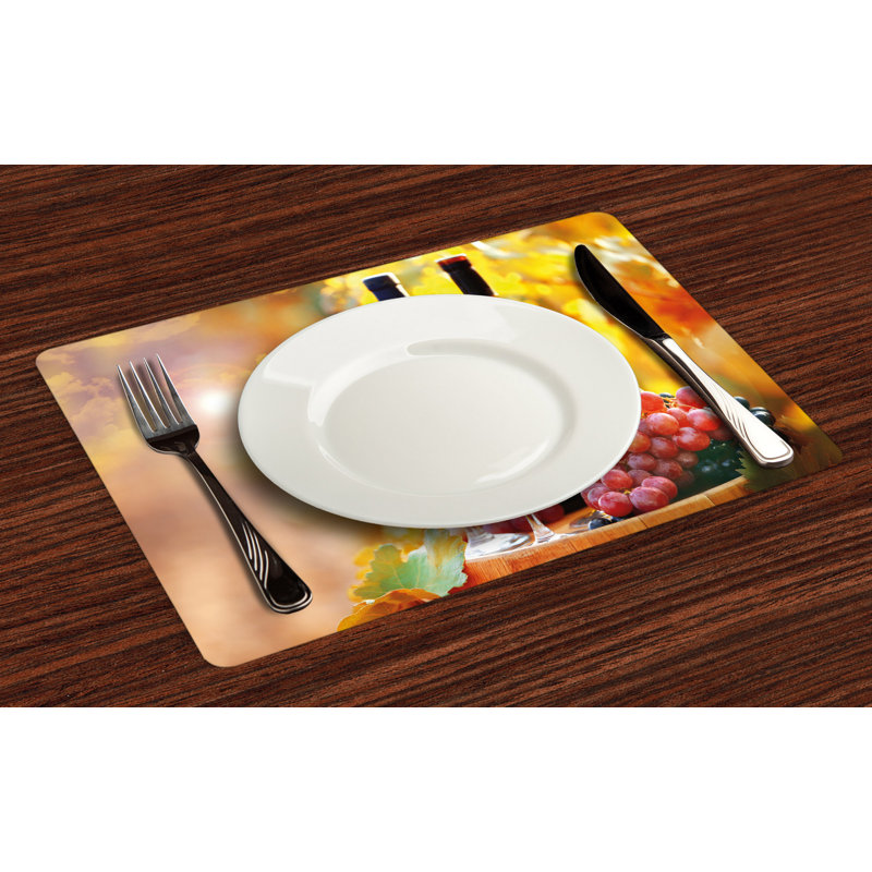 Manuel Wine Wine Themed Grape Placemat
