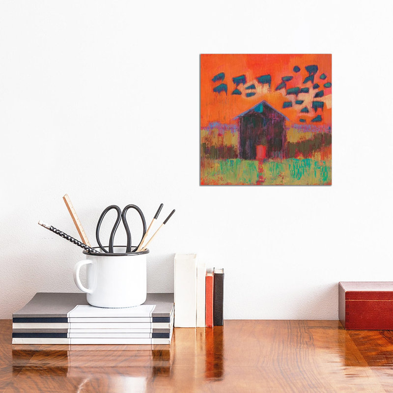 Kasten Barn 1 Piece Wrapped Canvas Painting, 30.48cm H x 30.48cm W 1.9cm D