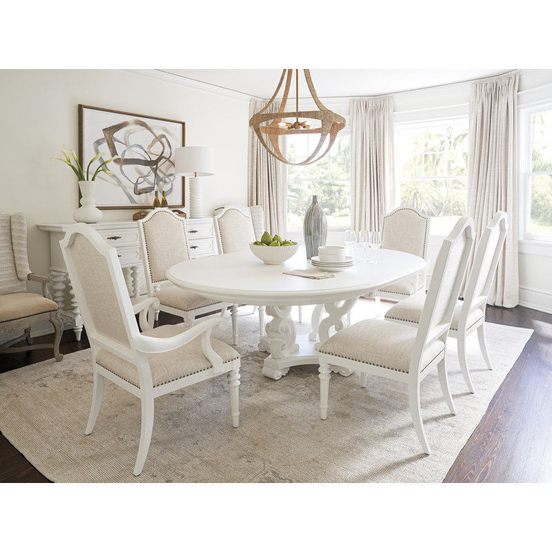 Villa Blanca Upholstered Arm Chair