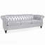 Canapé Chesterfield à accoudoirs roulés 3 places-133414417