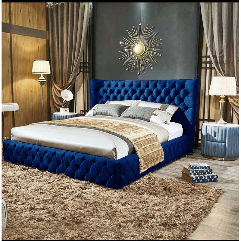 Buckingham Upholstered Ottoman Storage Bed, Parliament, Small Double (4')