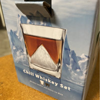 Glacier Whiskey Glass with Ice Mold 10 oz Godinger Silver Art Co 2