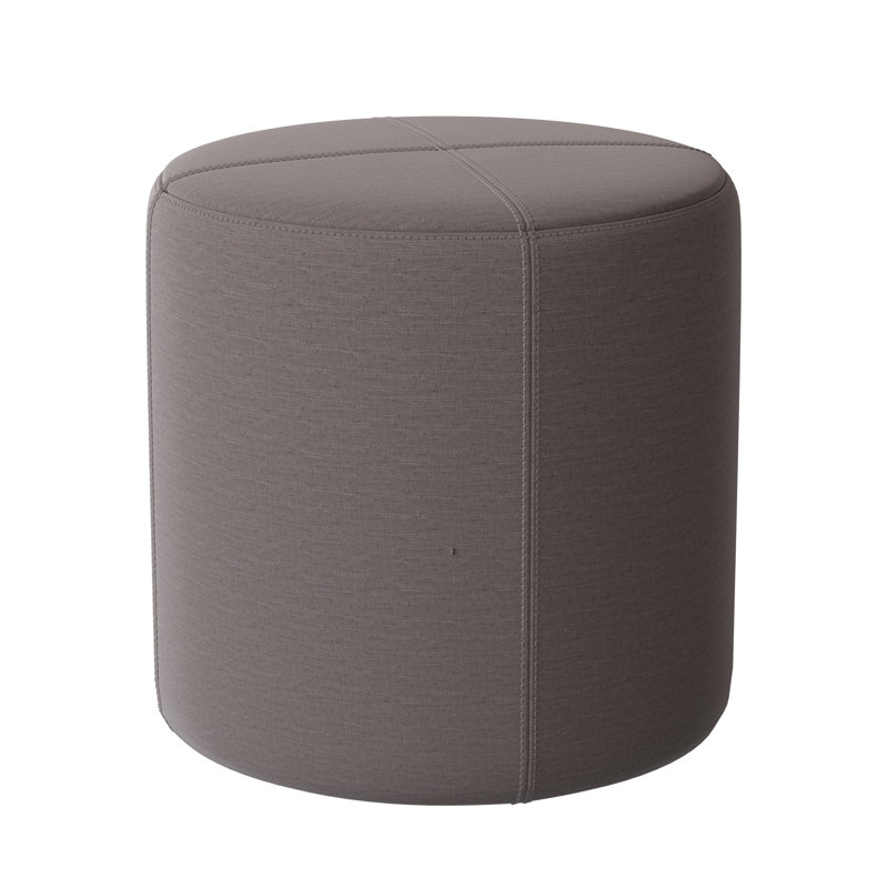 Porthleven Upholstered Ottoman, Lena Pewter