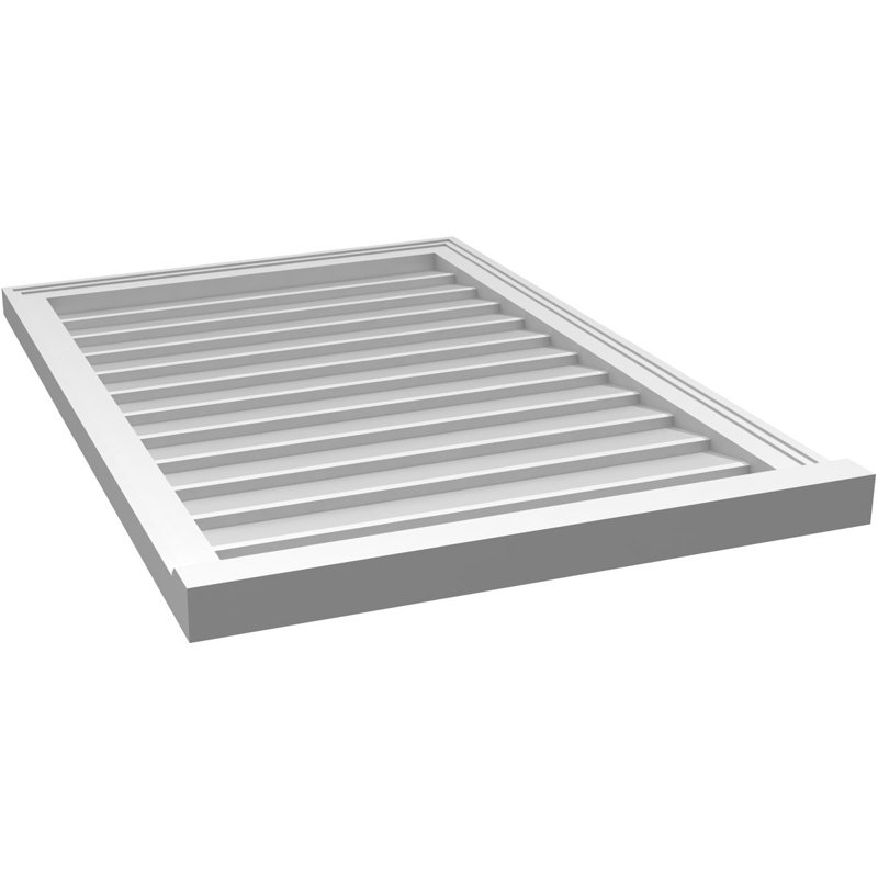 Cadre de seuil Brickmould, brun clair apprêté, H 38 po x l 26 po x P 2 po