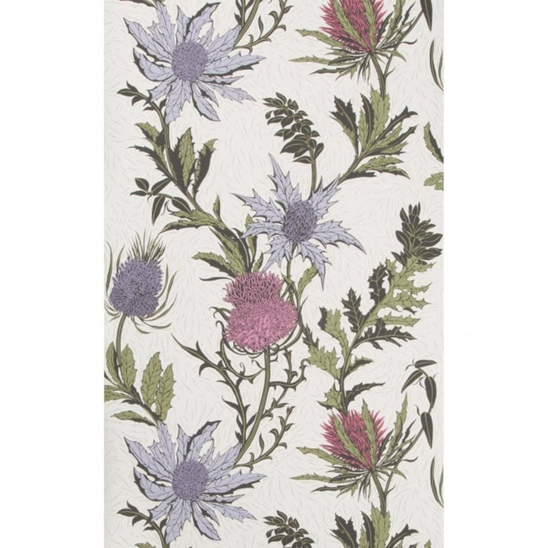 Floral Wallpaper Roll, Pink/Purple