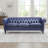 Width Traditional  Square Arm removable cushion 3 seater Sofa