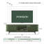 Meuble télé Mid-Century moderne, porte coulissante, entièrement assemblé-114660538-114660537