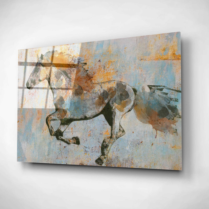 «Rusty Horse 2» par Irena Orlov - impression sans cadre, H 12 po x l 16 po x P 0,13 po