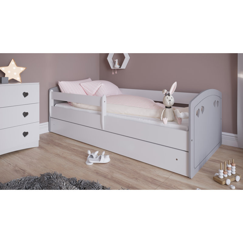 Makenna Cabin Bed with Drawer, 65cm H x 184cm W x 90cm D
