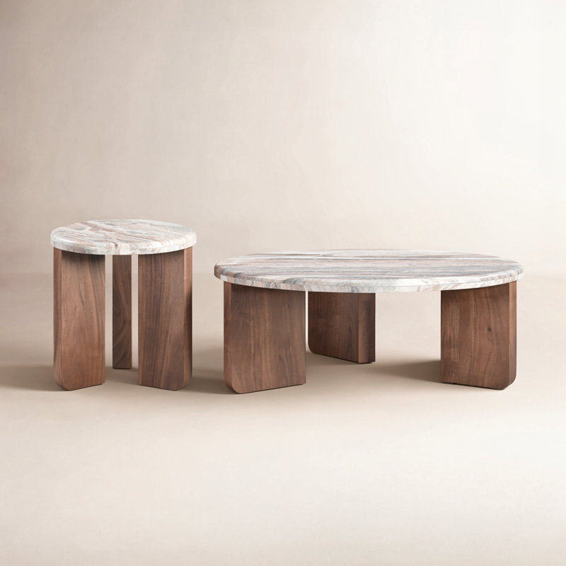 Ensemble de tables basses 2 pièces Edana