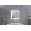 Miroir de salle de bain à DEL «X» avec avant et rétroéclairage, grands miroirs muraux à intensité variable avec antibrouillard, mémoire, 3 couleurs, miroir de meuble-lavabo à DEL