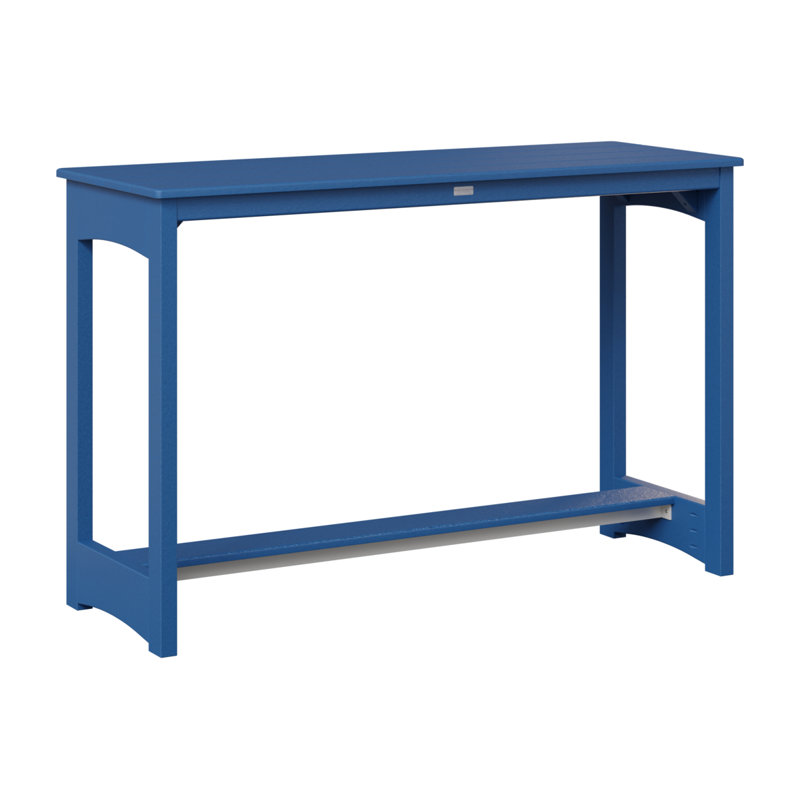 Table de bar Berlin Gardens, 38.5" H x 60" W x 22" D, Bleu pacifique, Bleu pacifique