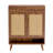 34.6*13.7*43 Inches Multi-Functional Modern Minimalist Walnut-Colored MDF Shoe Cabinet - Perfectly Blends Into Nordic, And Industrial Style Homes-1208331362