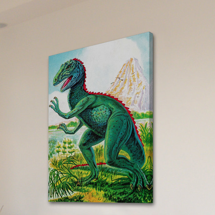 Ceratosaurus - Graphic Art on Canvas