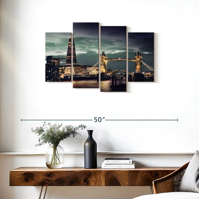 Lynelle London Dusk Lights, 22" H x 36" W