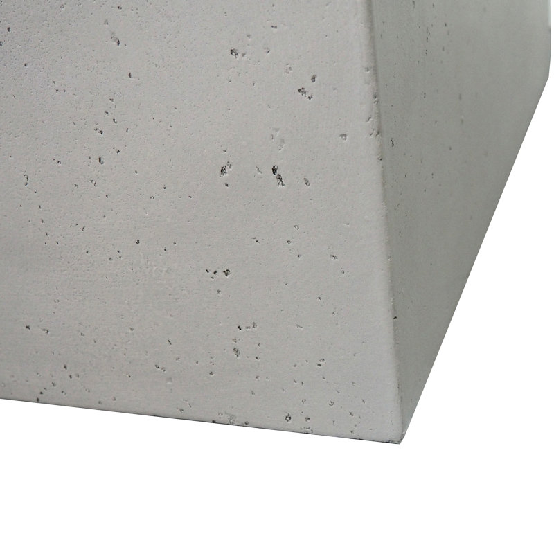 40,000 Garden Fireplace, 31" Square, Lightweight Concrete, Patio Conversation Starter, Grey 30.7 In. Square Fire Heater, , Magnesium Oxide, Backyard Gathering Area,
