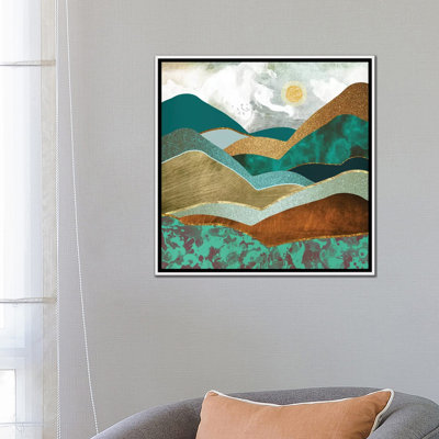 Golden Hills - impression d'art graphique