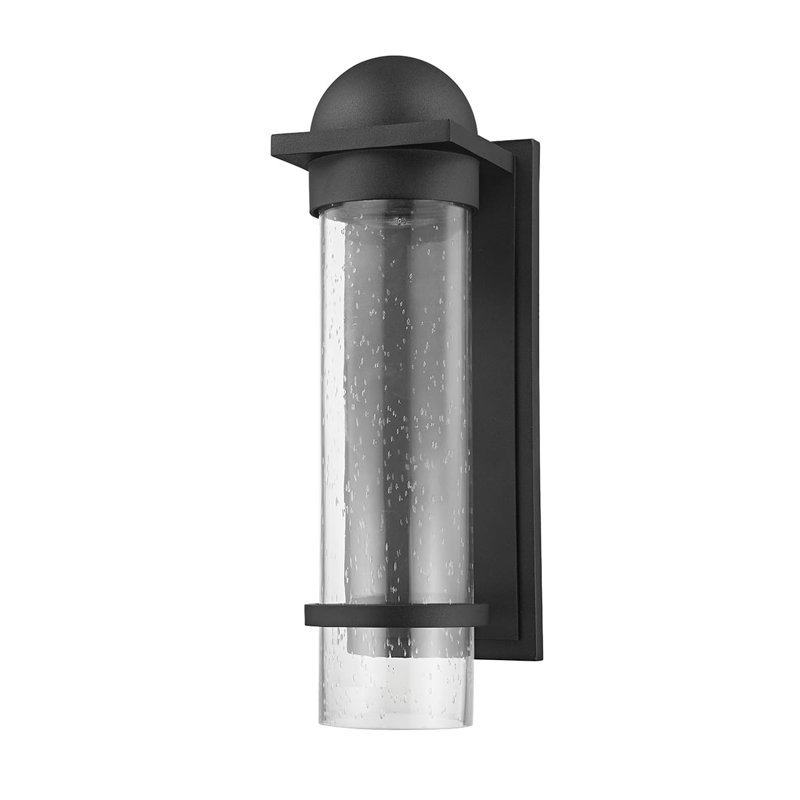 Nero 1 Light Wall Sconce, Textured Black, 15.5" H x 5.25" W x 5.25" D