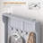 3-In-1 Entryway Hall Tree With Storage Bench, Coat Rack With Four Hooks And Shoe Storage, Black-1075560302