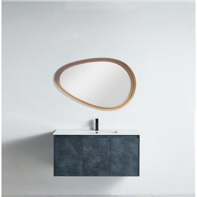 Jovanna Metal Flat Wall Mirror