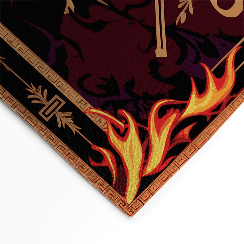 Tapis intérieur et extérieur Flourished Legacy, Rectangulaire 3 pi x 5 pi